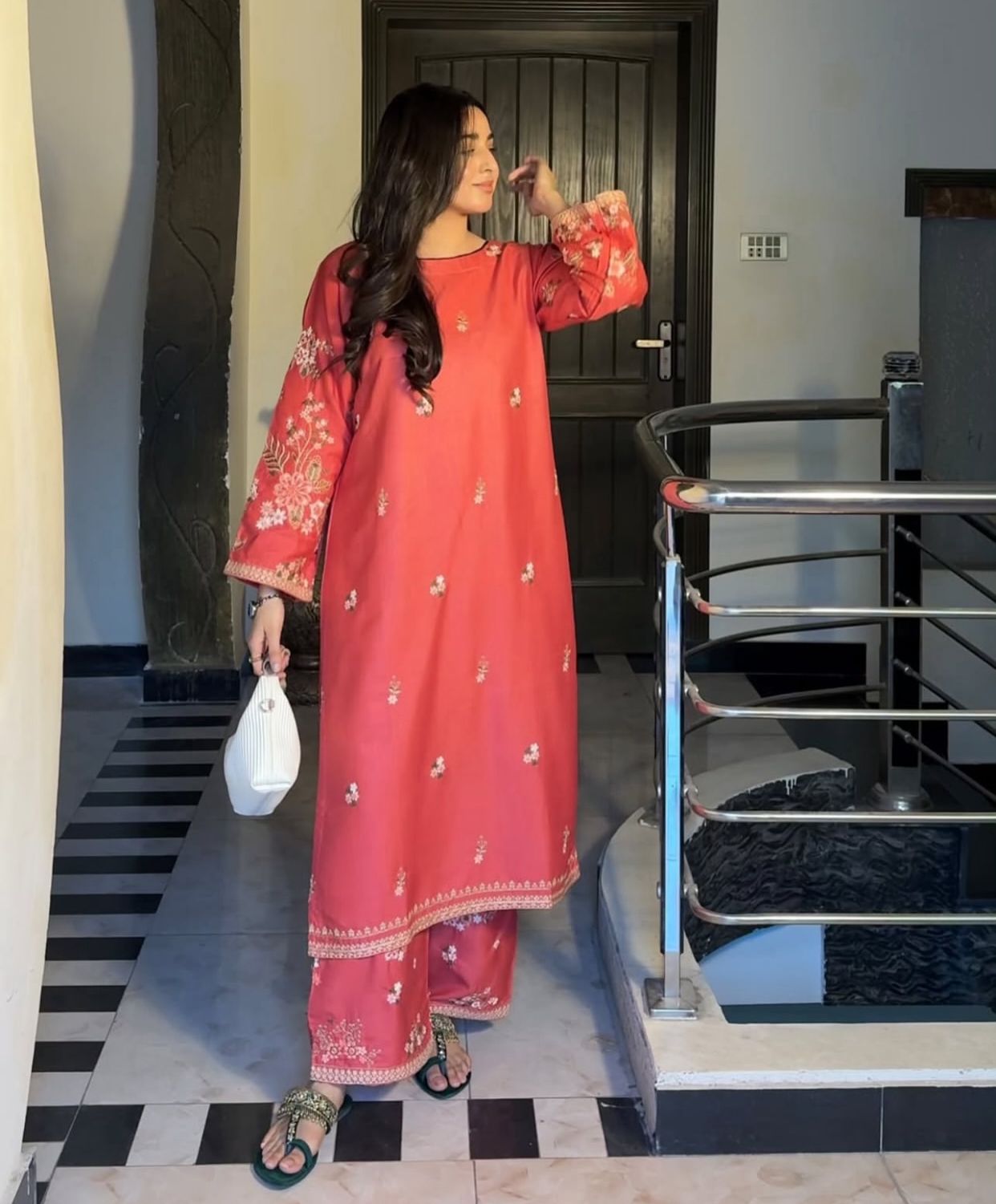 FABEEHA EMBROIDERED 2PC
