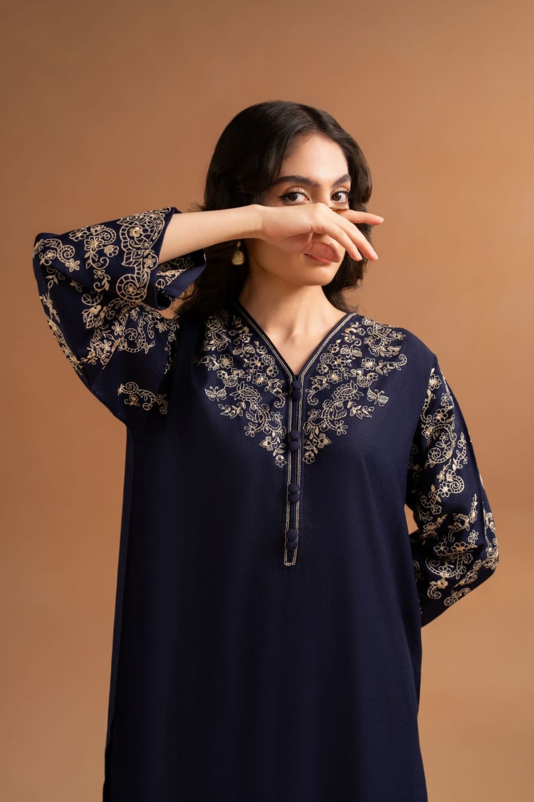 Blue Topz Embroidered 2pc