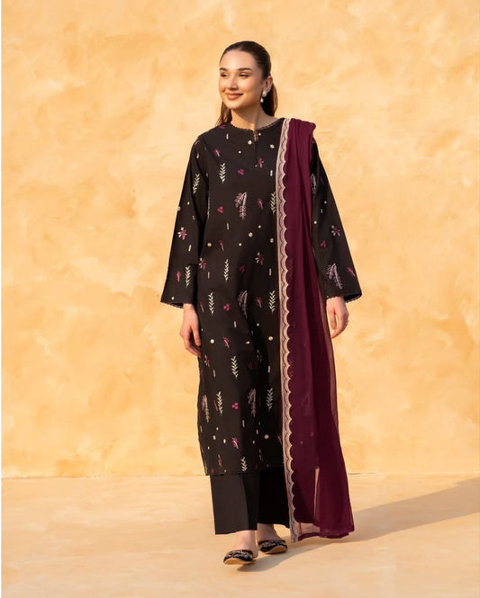 Diana Embroidered 3PC set